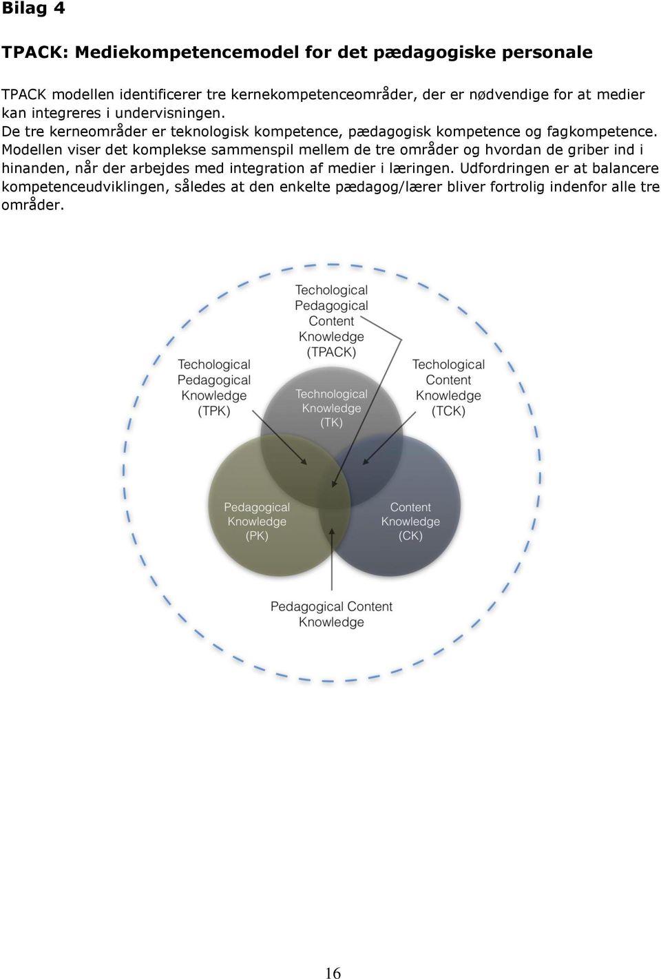 Modellen viser det komplekse sammenspil mellem de tre områder og hvordan de griber ind i hinanden, når der arbejdes med integration af