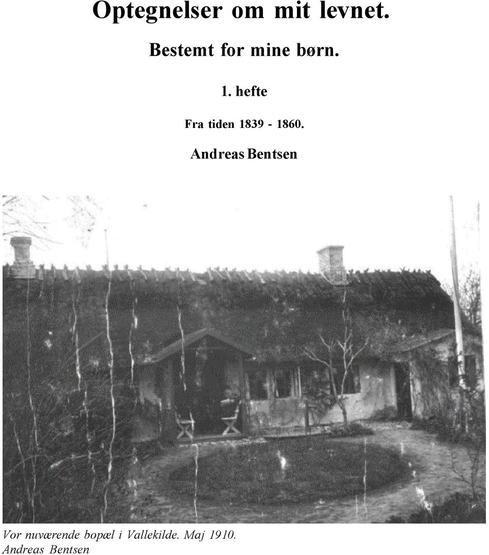 hefte Fra tiden 1839-1860.