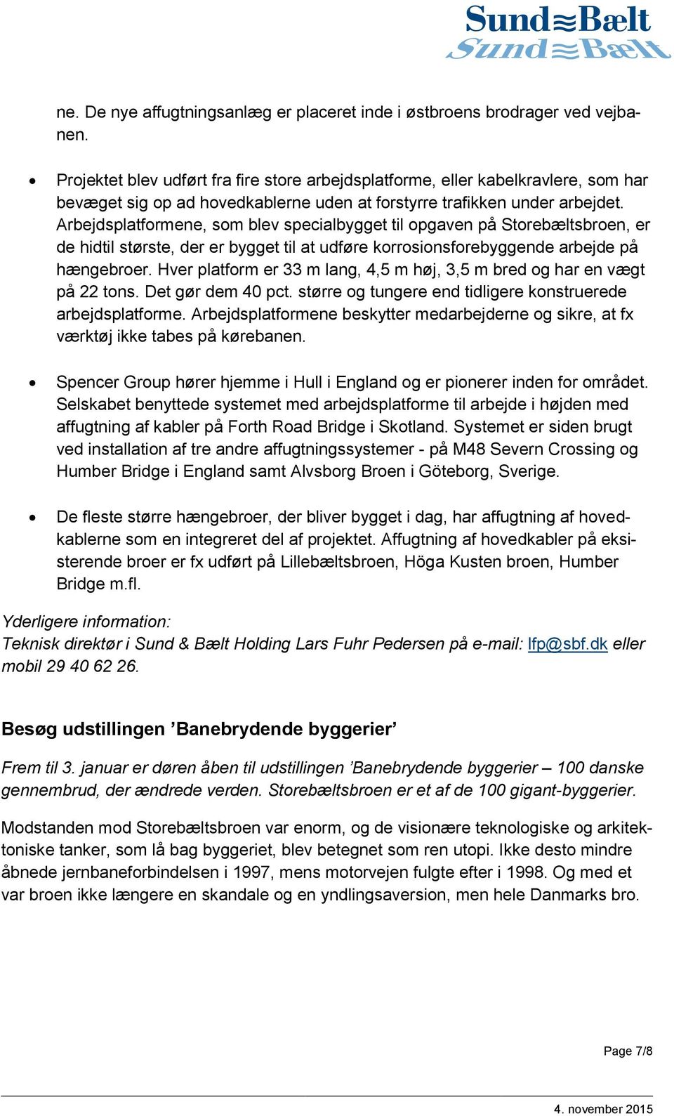 Nyhedsbrev fra Sund & Bælt - PDF Free Download