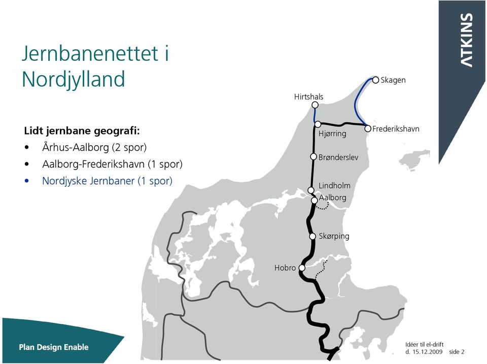 (1 spor) Nordjyske Jernbaner (1 spor) Hjørring