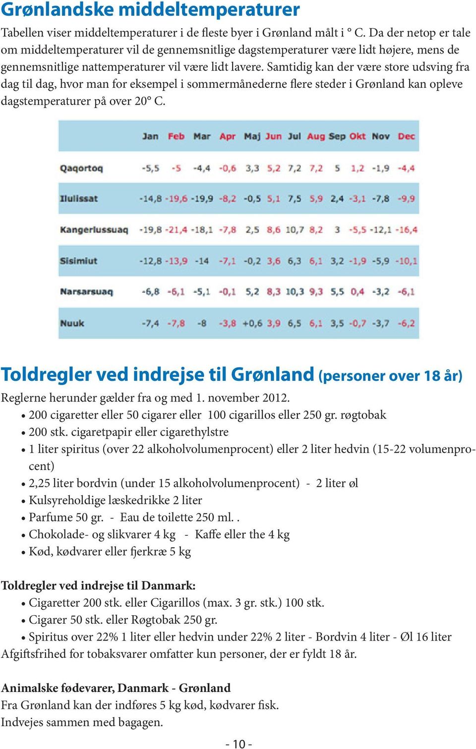 Samtidig kan der være store udsving fra dag til dag, hvor man for eksempel i sommermånederne flere steder i Grønland kan opleve dagstemperaturer på over 20 C.