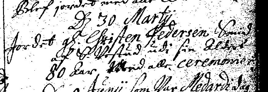 Christen Pedersen Smid og Ellen Pouelsdatter fortsat 1691 døbt