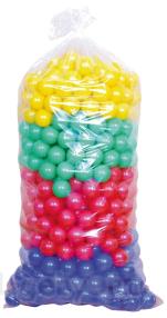 Bolde i posen: En pose med fx. 7 bolde i tre forskellige farver.