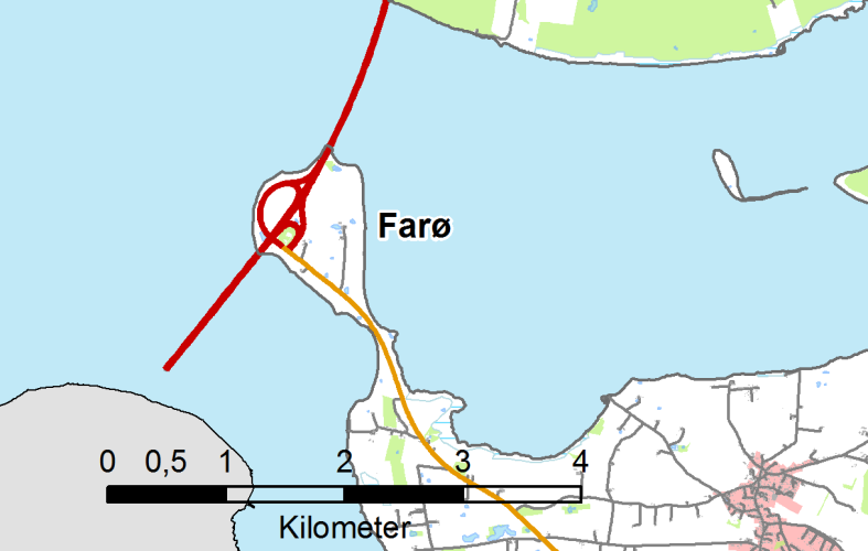 Vurdering af potentielle vindmølleområder - Placeringsforslag fra øvrige høringssvar Lindholm Ubeboet område. Øen er meget lille potentielt plads til 2 vindmøller.
