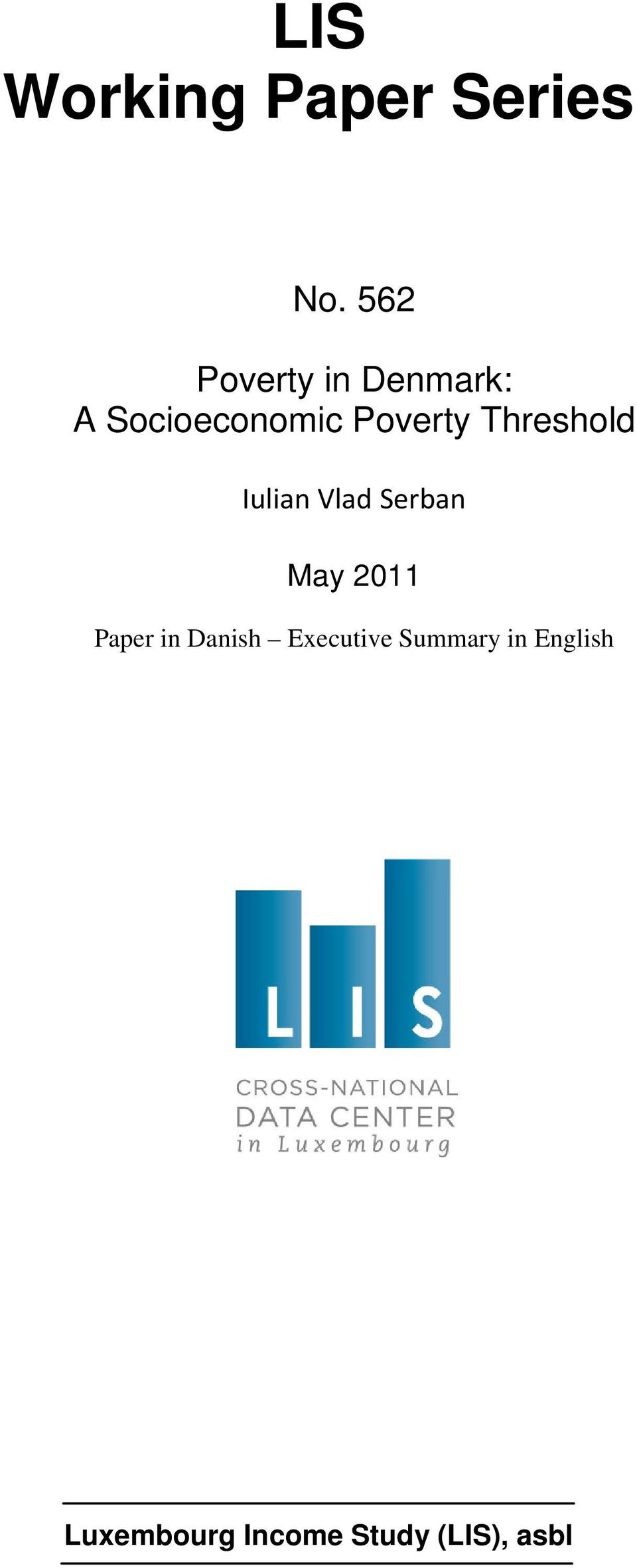 Threshold Iulian Vlad Serban May 2011 Paper in
