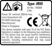 This device complies with part 15 of the FCC Rules.