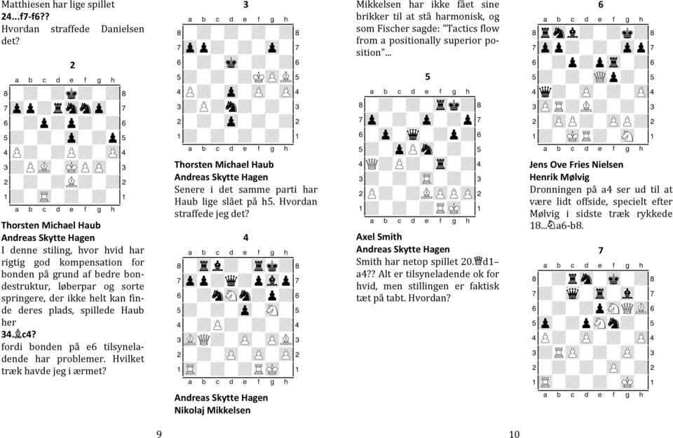 deres plads, spillede Haub her 34.c4? fordi bonden på e6 tilsyneladende har problemer. Hvilket træk havde jeg i ærmet? 3 + - % + # $+ +"( )+,+.
