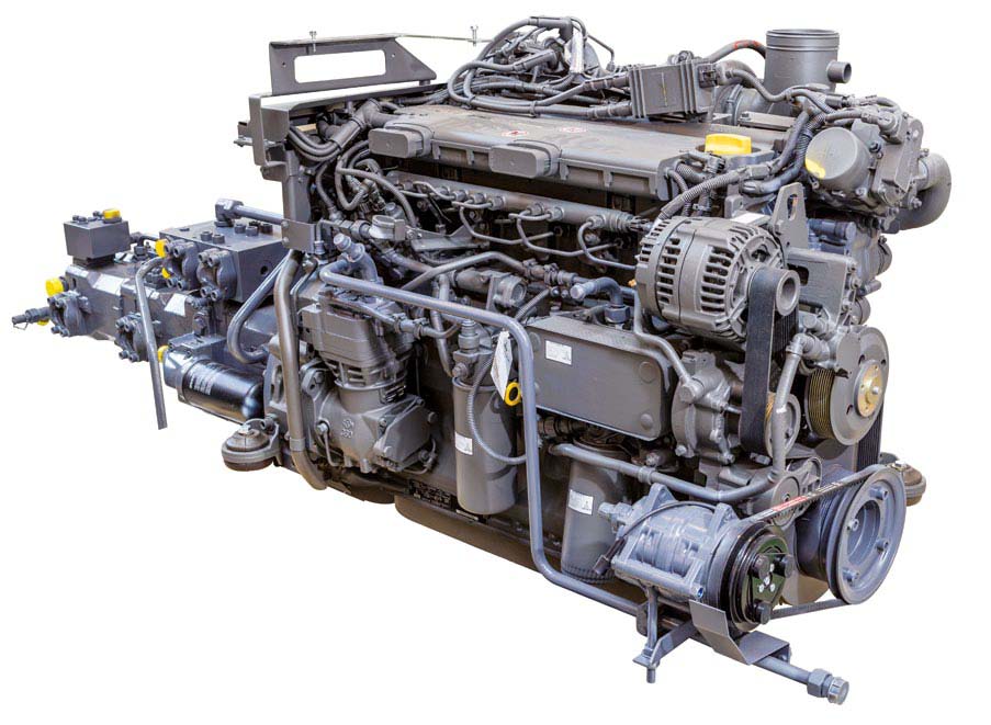 Pantera Styring af drev med optimeret brændstofudnyttelse Pantera kraftfuld intelligens Kraftpakken som en enhed af motor og hydrostat Dine fordele Deutz 6-cylindret dieselmotor med maks.