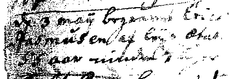 KB Bøstrup (Svendborg) 1715 op 40 Erich Rasmussen døbt 28/7 Dom: 6 Trinit: Rasmus Erichsens barn i Leib: Erich. Fad: Hans Jørgensens Hustru i Helletoft(?),??pige Margrete?