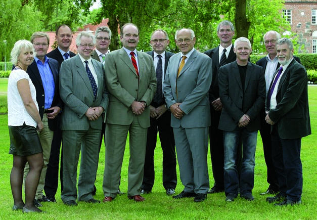 Ledelse Hedeselskabets bestyrelse og direktion fotograferet i forbindelse med et strategimøde i juni 2010.