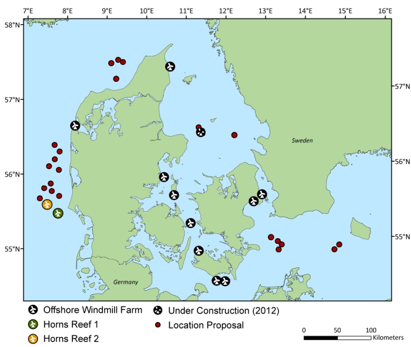 Natura 2000 områder undtages på forhånd og indgår ikke blandt de områder, hvor muligheden for opstilling af havmøller vurderes.