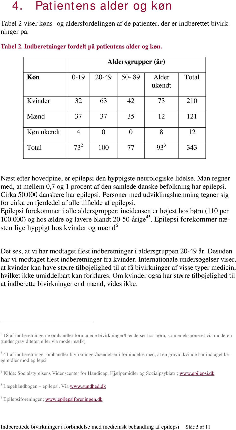 hyppigste neurologiske lidelse. Man regner med, at mellem 0,7 og 1 procent af den samlede danske befolkning har epilepsi. Cirka 50.000 danskere har epilepsi.
