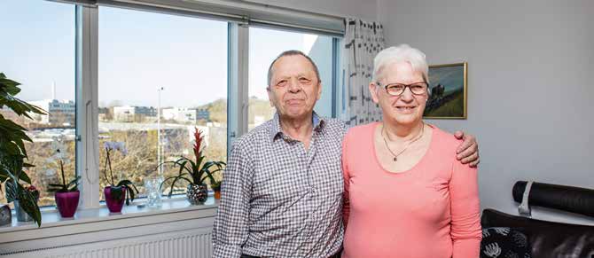 Genhusning af beboere Afd. 24 - Søndervangen. Efter otte måneder med genhusning er Inge og Jørgen Rasmussen nu tilbage i deres nyrenoverede bolig i Søndervangen. Og de er vilde med resultatet.