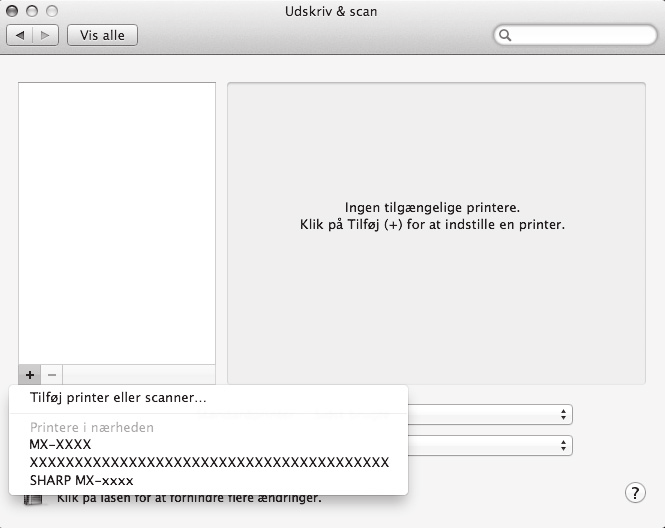 MAC OS X 7 Vinduet Licensaftale vises. Sørg for, at du forstår indholdet af licensaftalen og klik dernæst på knappen [Fortsæt].