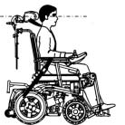 13.2.2 Sådan sikres brugeren i kørestolen BEMÆRK: Fare for at komme til skade, hvis brugeren ikke sikres forsvarligt i kørestolen!