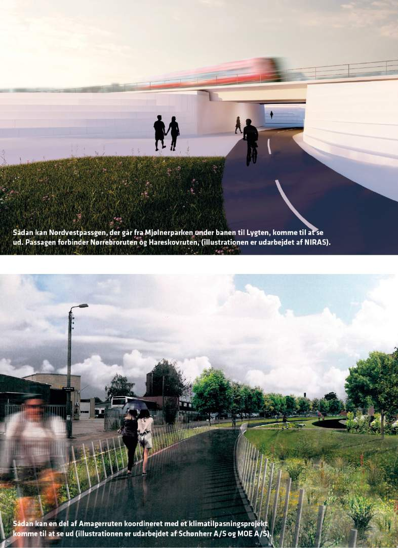 Koordinering med andre projekter Udsatte byområder Klimaprojekter Aflastning af cykelstier på store veje