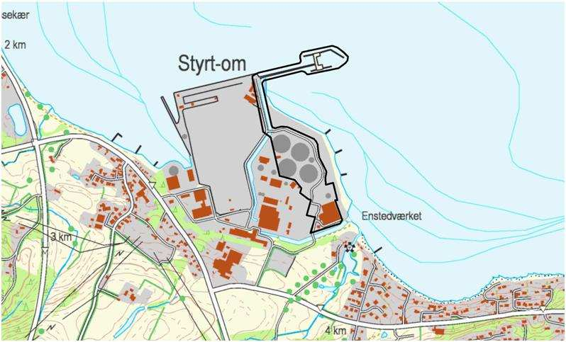 3. Projektbeskrivelse 3.1. Beliggenhed EOT er beliggende ved Aabenraa Fjord sydøst for Aabenraa by på adressen Varnæsvej 9, 6600 Aabenraa, matr.nr. 385c, Stubbæk, Ensted.