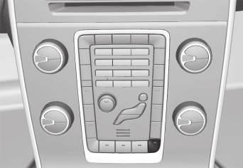 FØRERSTØTTE Parkeringshjælp* Parkeringshjælpen anvendes som en hjælp ved parkering. Et lydsignal og symboler på midterkonsollens skærm angiver afstanden til den registrerede forhindring.