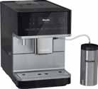 kaffedrikke, 4 til te og varmt vand Bønnekapacitet 500 g Kandefunktion Vandbeholder 2,2 l Automatisk rengøring Højde til kaffeudløb 8-16 cm CupSensor (automatisk højdejustering) BrilliantLight Op til