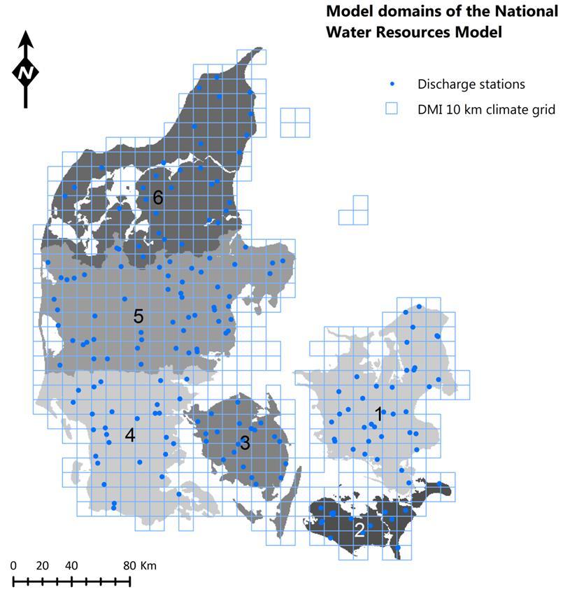 Modelgrundlag National vandressourcemodel Kalibrering: 200 Q stat. og 20.