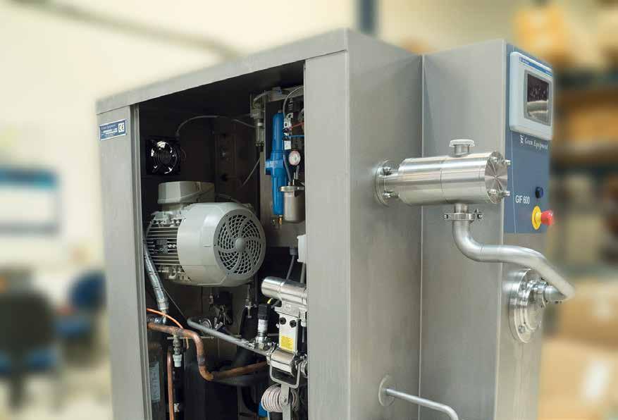 Ingen is uden elmotorer Fabrika leverer elmotorer til Gram Equipment, en af verdens førende producenter af udstyr til is.