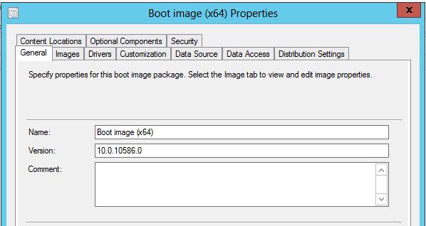 Ellers kan man lave et bootable USB/DVD til at starte en SCCM Deployment. Boot Images I WDS skulle vi selv skaffe en BOOT.WIM eller noget Windows PE til at kunne starte en Windows installation.