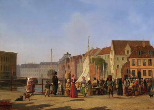 Henrik Hielmstierne voksede op i et velhavende hjem på Gammel Strand. Her kom ikke blot betydningsfulde borgere fra byens handelskredse, men også førende lærde som Hans Gram og Andreas Hojer.