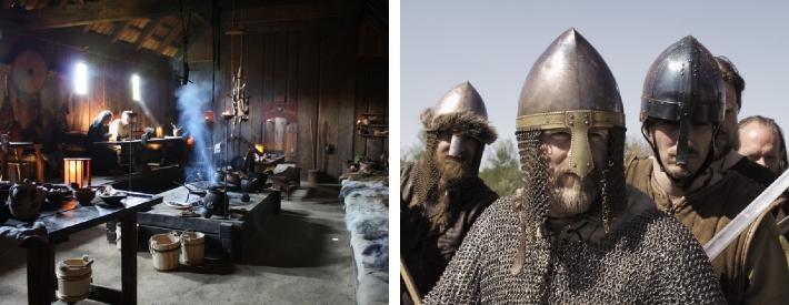 Tag en tur over markedspladsen og mød de dygtige sølvsmede og glasperlemagere. Besøg vikingernes huse og især det flotte Tinghus med kalkmalerierne, der kan sætte fantasien i gang.
