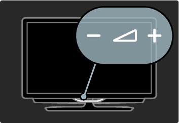 Hvis den røde indikator er tændt (standby-indikation), skal du trykke på O på fjernbetjeningen for at tænde for TV'et.