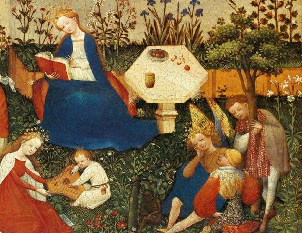Først i middelalderen begynder man at dyrke planter for