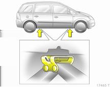 Ved hjulkapsler med synlige hjulbolte: Kapslen kan blive siddende på hjulet.