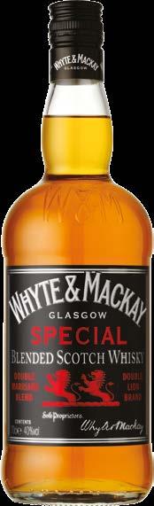 SCOTCH WHISKY BLENDED / 5 Whyte & Mackay Special 13, 19 og 22 år. og endnu ældre Hvor de fleste destillerier kun lagrer én gang, så lagrer Whyte & MacKay to.