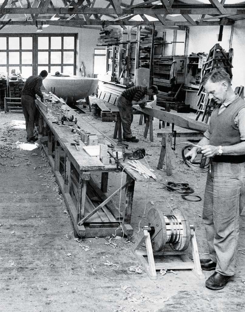 I 1966 var tre af de fire første både ved Dragernes guldpokal bygget hos Pedersen & Thuesen.
