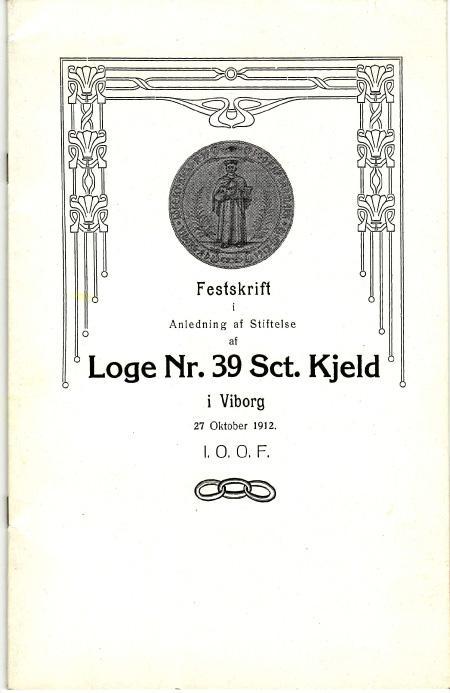 Afsnittet, Ordenslivet i Viborg før 1912, er en afskrift af nedennævnte Festskrift, der blev fotografisk reproduceret i anledning af logens 75 års jubilæum i 1987.
