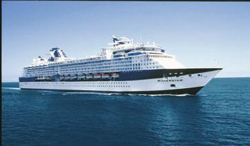 Hotelinformationer Celebrity Millenium **** Celebrity Cruises skibe bliver ofte kåret som værende blandt de bedste i verden.