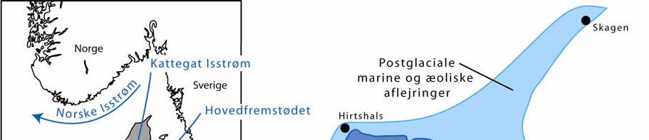 4. Kvartæroverfladens højdeforhold Landskaberne i Vendsyssel er inddelt i tre hovedelementer: det bakkede højdedrag,