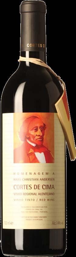 Kr. 149,- pr. flaske Cortes de Cima Homenagem a Hans Christian Andersen Denne vin er lavet til ære for H.C. Andersen, der i 1866 besøgte Portugal og kaldte Portugal for Paradis på jorden.