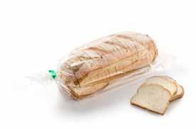 Perfekt kvadratisk skåret hvidt hvedebrød ideelt til toast og sandwich: 18 skiver (12x12x12mm) + 2 endeskiver.