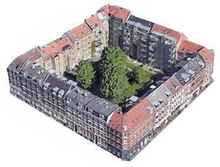 KARRÉ STUDIE - BOLIGTYPER KARRÉ + RÆKKEHUSE Mellemstort bolig karré med 5-6 etage boliger og butikker
