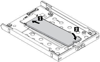 12. Skru skruen i for at sikre M.2 SSD-drevet. 13.