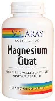 udsalg Forbruger Magnesium citrat, 180 kap., varenr.