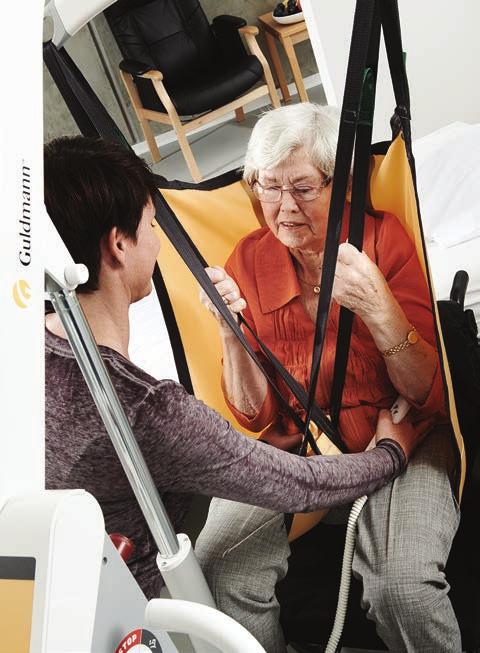 sengen eller positioneres korrekt i kørestolen eller hvilestolen.