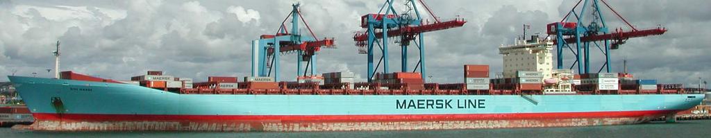 Eksempel: Maritim Communicator Mærsk Line s K-klasse Nogle af verdens største containerskibe Sine