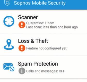 Sophos Free Antivirus & Her får du en komplet sikkerhedspakke til din Android-telefon.