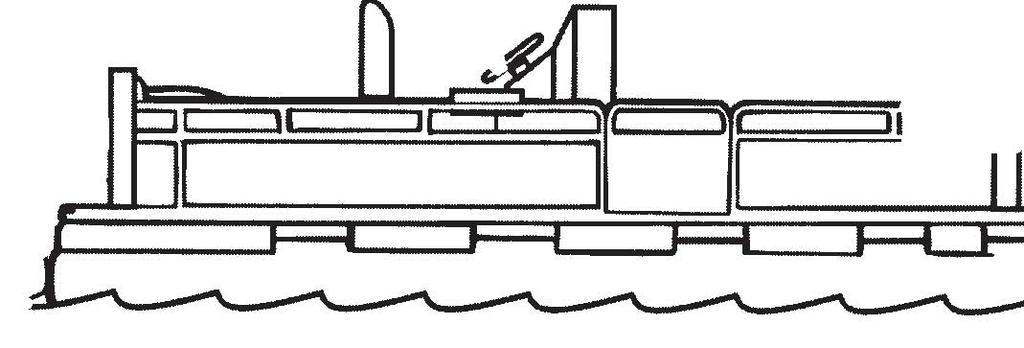 Afsnit 2 - På vndet Hvis bådens hstighed pludseligt og uventet sænkes, kn det medføre, t den højtsiddende pssger flder over forenden f båden. mc79557-1 Ridning på bølger eller kølvnd!