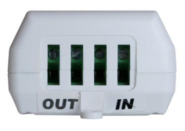 Modtager lysdiode LED: Når kontakten modtager kontrolsignaler vil den lyse 1 sekund D. Dip-switch: Tilknytning af kanal-nummer 0-5 for centralen. E.