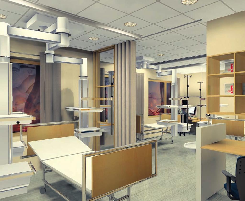 Visualiseringsapplikation At planlægge et nyt sygehusmiljø er et omfattende projekt.