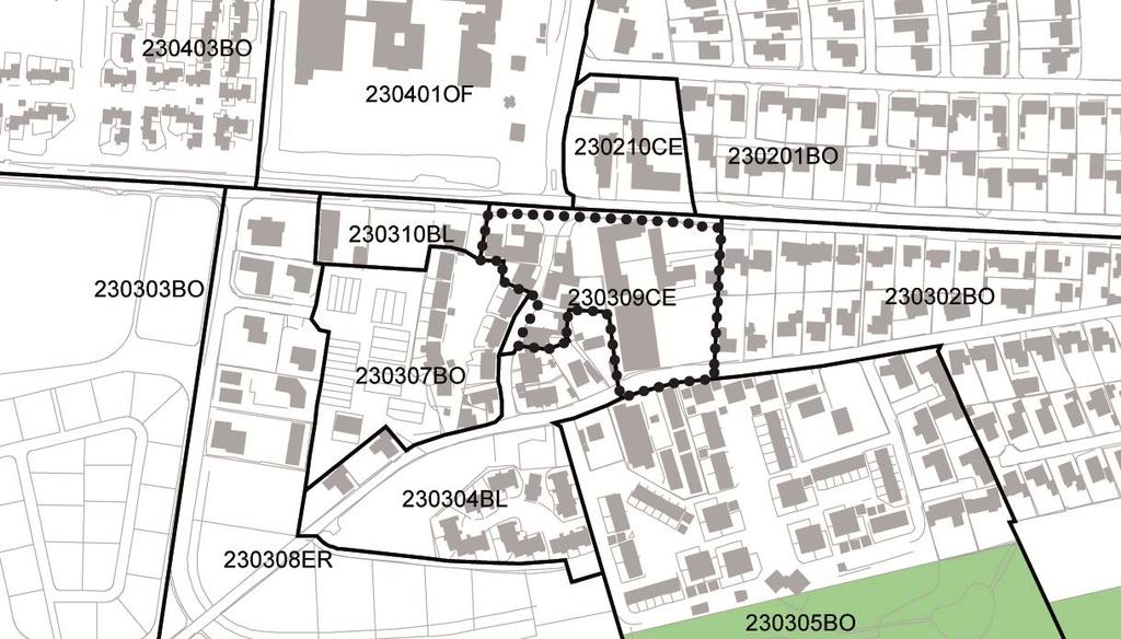 25 Tillæg til kommuneplanen Tillæg nr. 44 til Kommuneplan 2009 for Aarhus Kommune Kommuneplantillægget omhandler hele rammeområde 23.03.09 CE. I forbindelse med udarbejdelse af Lokalplan nr.