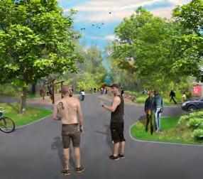 Ringvej og bedre indkørselsforhold fra Maglegårdsvej i samspil med brugerne videreudvikle Skovkrydset på Pulsen til et attraktivt byrum og busstoppested anlægge en ny