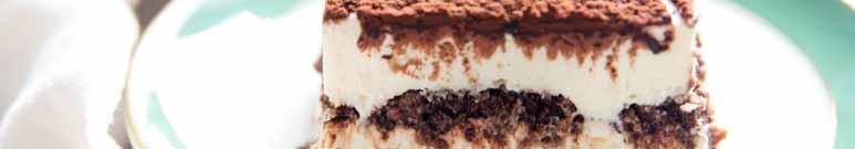 Gelato bambino børneis med chokoladesovs 49,- 37. Frittelle con gelato 5 små pandekager med is 49,- Dolci - Desserter 64. Tiramisu hjemmelavet italiensk dessertkage 65,- 65.